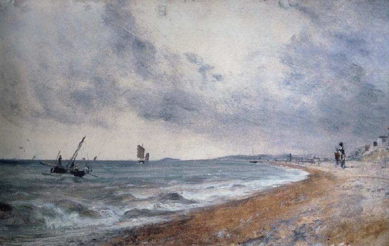 Hove Beach,withfishing boats, John Constable